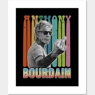 Anthony Bourdain // Vintage Style Design Posters and Art